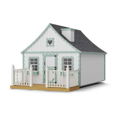 Gingerbread Outdoor Wood Playhouse