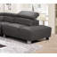 Ashauntae Leather Corner Sofa-641598802-627388093