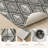 Geometric Pattern Non-Slip Washable Kitchen Mats