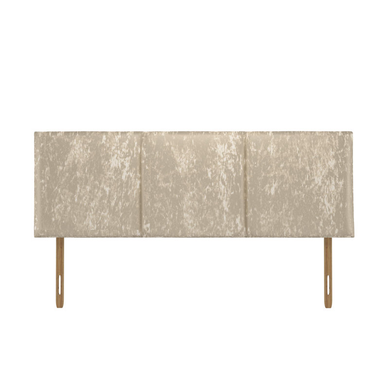 Beriguette King Upholstered Headboard, Crushed Champagne