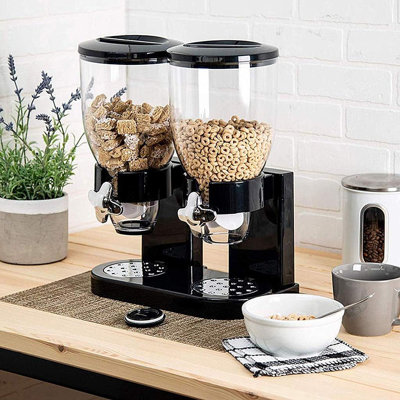 Double-Container Dry Food Dispenser