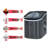 Ice Maker with 26 lbs. Capacity Countertop Stainless Steel Ice Maker with Transparent Window-42064368