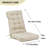 18x41x3 in tufted rocking chair cushion for indoor/patio use. Wear-resistant fabric, silk + foam pellet filling, elastic drawstring, and ties. Ideal for baby’s room, living room, study, garden, or patio， Beige-303946600
