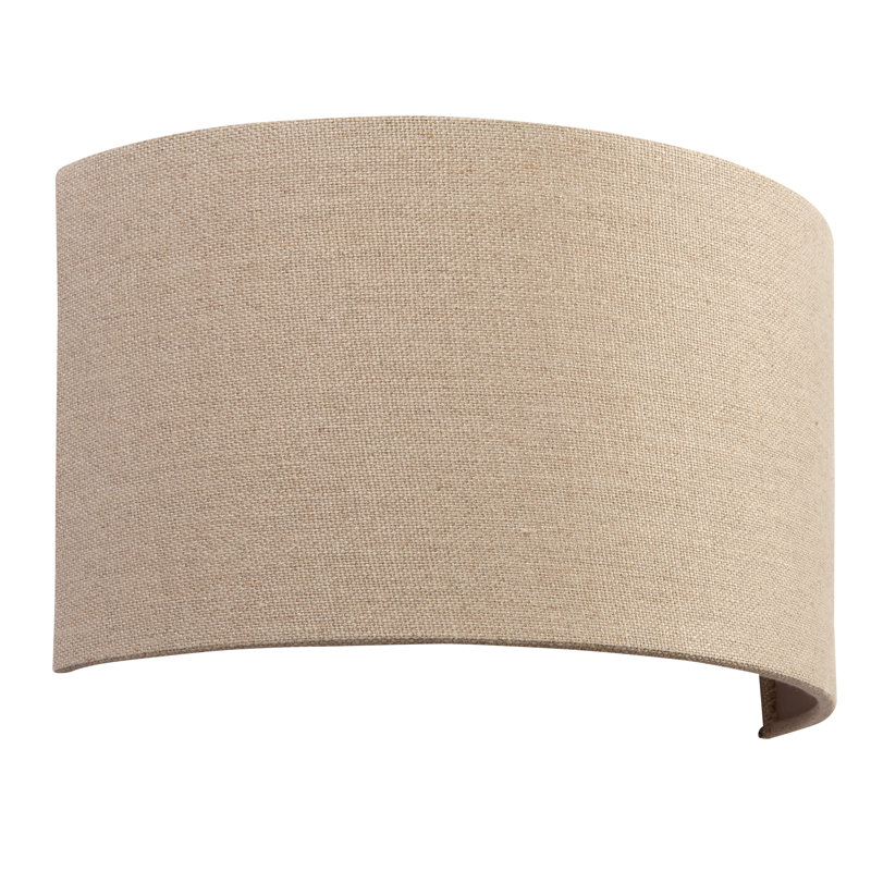 Paige Steel Flush Mounted Sconce, Natural