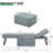 Multi-function Folding Ottoman Sofa Bed With Adjustable Backrest (Medium 36'' Width)-1688763593-1726646983