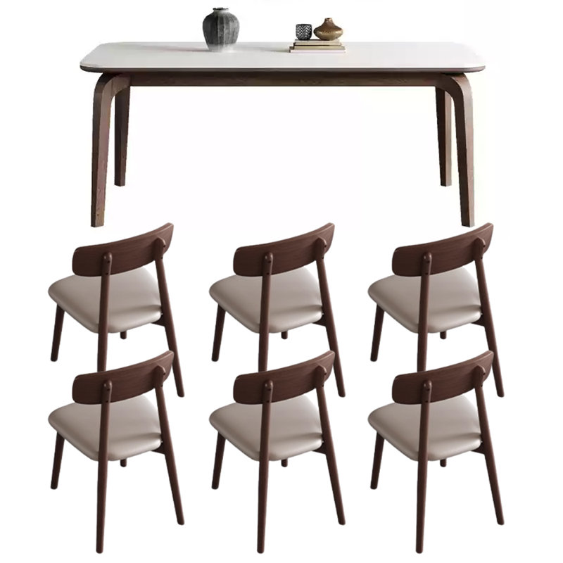 Ensemble de table de salle à manger Modern, H 29,52 po x L 62,99 po x l 35,43 po