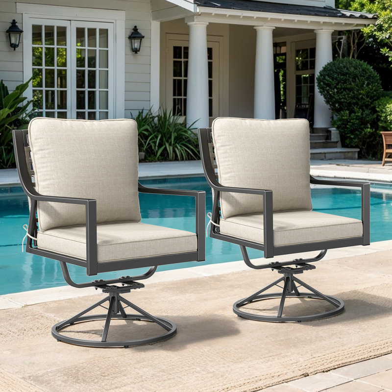 Ensemble de 2 fauteuils de patio Merlene