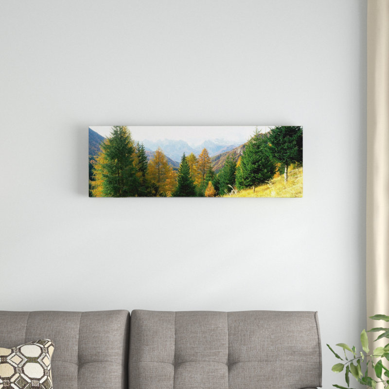 «Dolomites, Veneto, Italy», reproduction de photo sur toile, H 16 po x l 48 po x P 1,5 po, Toile encadrée noire