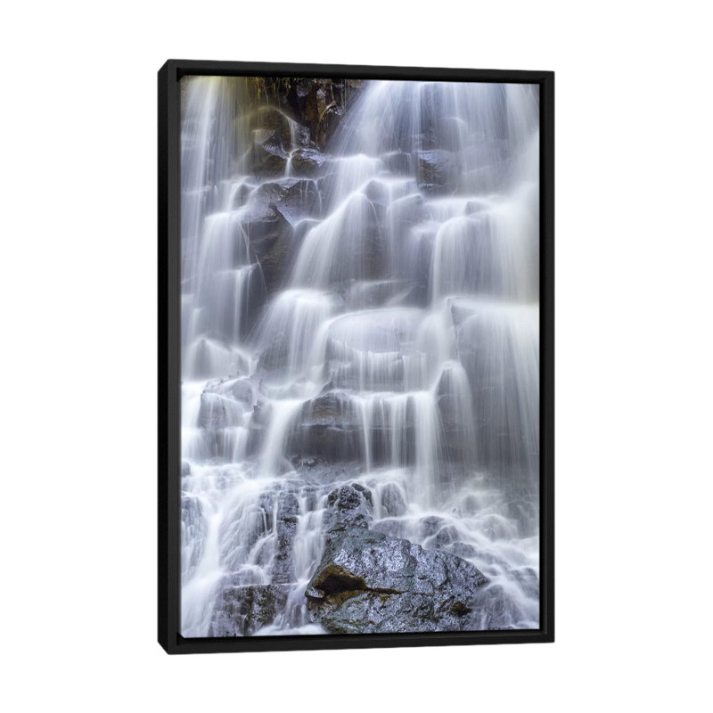 « bali kanto lampo », impression sur toile, H 26 po x l 18 po x P 1,5 po, Toile encadrée noire, Pas de tapis