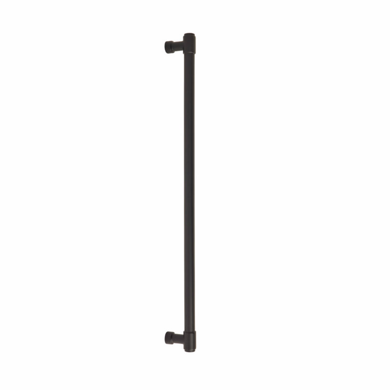 Emtek Jasper Appliance Pull, Flat Black, 18" Center to Center