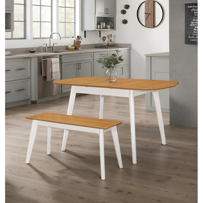 Maximo Bench, Brown/White