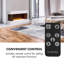 Klarstein 120.5cm W White Electric Fireplace