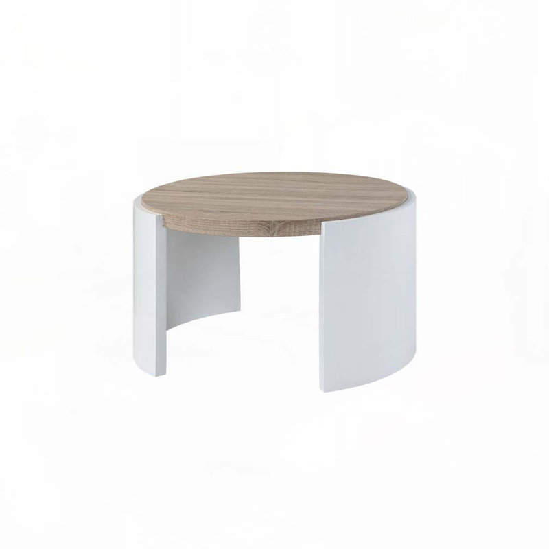 Table basse en bois avec base en bois
