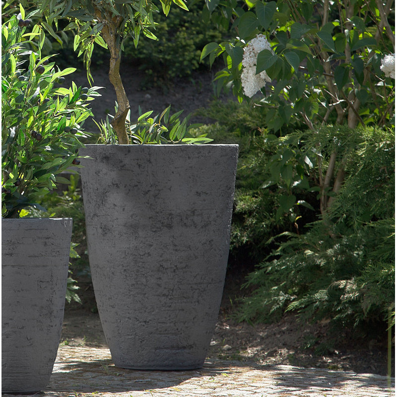 Aarshi Planter, Grey, 71cm H x 51cm W x 51cm D