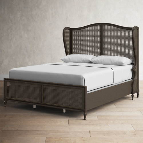 Gia Cane Wingback Bed & Reviews | Birch Lane