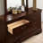 1Pc Nightstand Cherry Finish Louis Philippe Solid Wood English Dovetail-1460435626