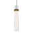 Blanc mat / laiton vieilli est en rupture de stock