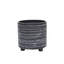 S / 2 POT DE FLEURS 6/8 "NOIR