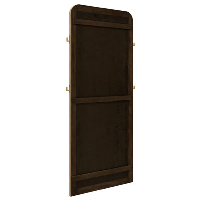 Daiah Cane Weave Full Length Standing Floor Mirror Sand Wash