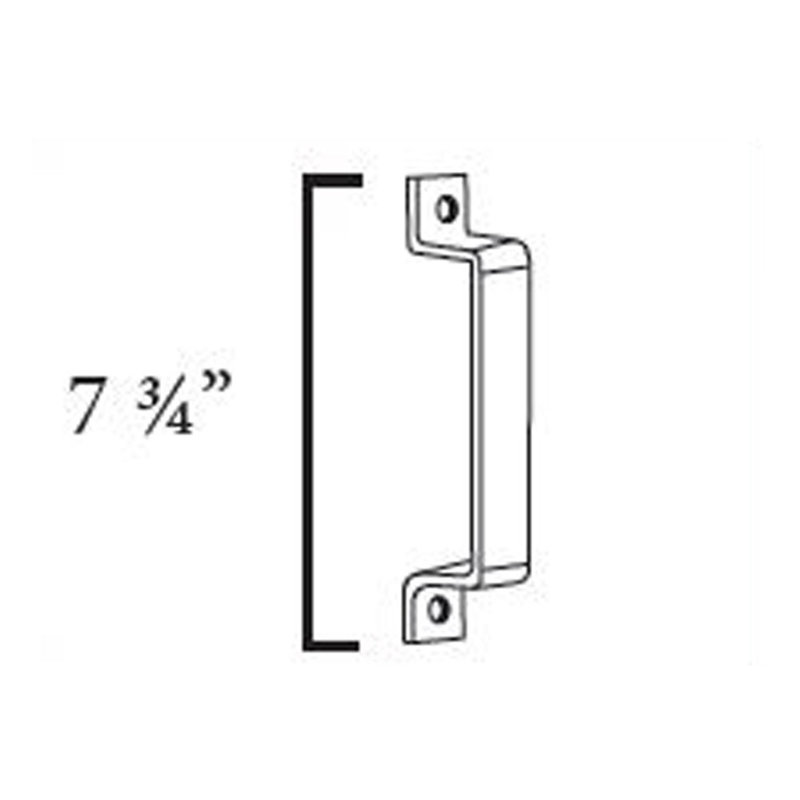 Steel Handle/Pull, Black