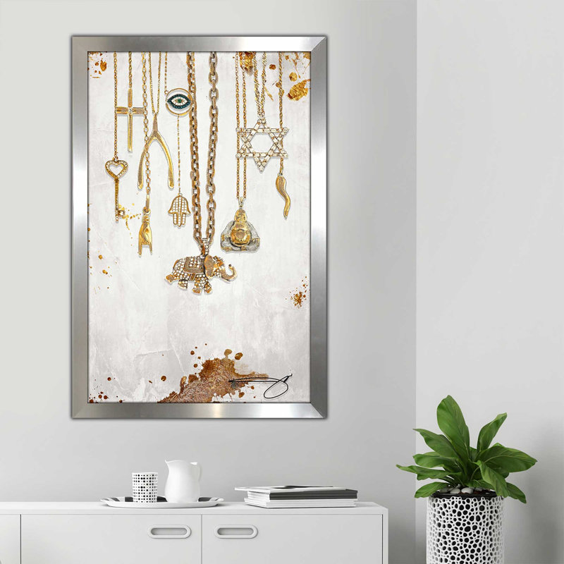 «Faith and Luck», reproduction d'impression encadrée, H 27,5 po x l 21,5 po x P 0,75 po