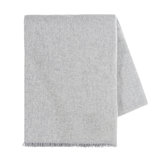 Light Gray Italian  Cashmere Throw