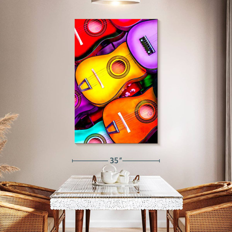 Abarca Guitar Colours, 51" H x 34" W