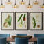 «Elegant Tropicals I», ensemble de 3 reproductions d'art sur toile-530225525-530225534