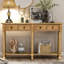 Console de salon avec rangement de tiroir au look élégant-66336010