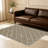 Modern geometric style carpet, washable carpet, suitable for living room, bedroom, kitchen and entrance, soft low-pile floor mat, minimalist abstract design-397406997