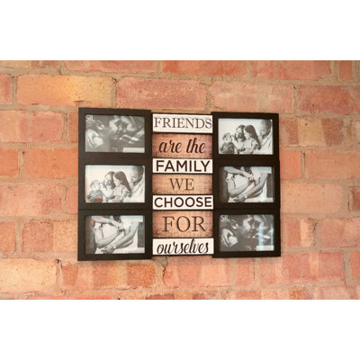 Layla-Mae Wood Collage Frame in Silver