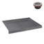 Base de douche en acrylique gris mat avec drain central 48 po x 36 po Streamline-118934403