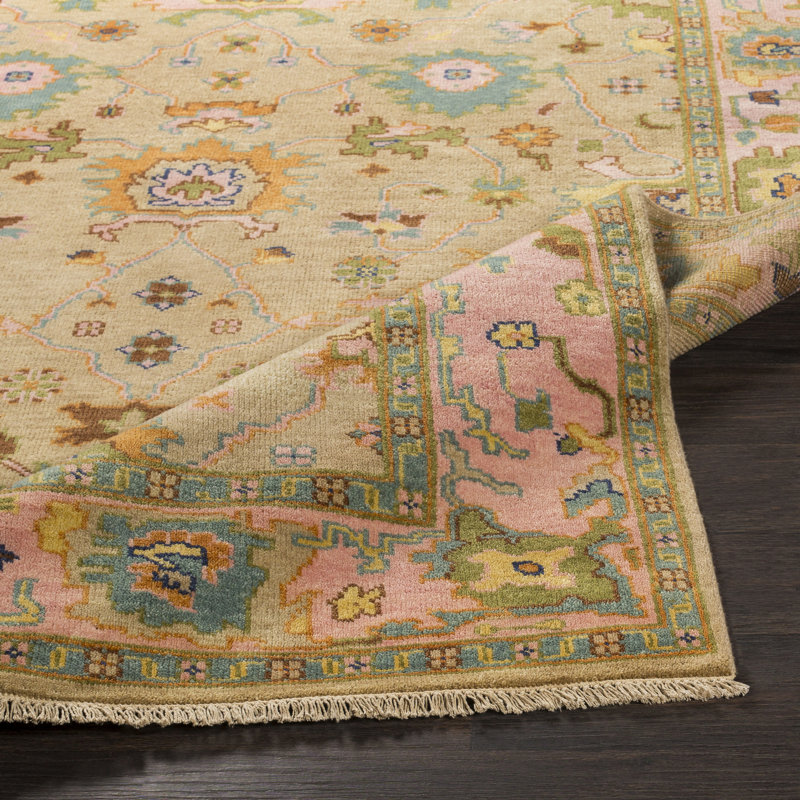 Hillcrest Wool Oriental Area Rug, Rectangle 3'6" x 5'6"