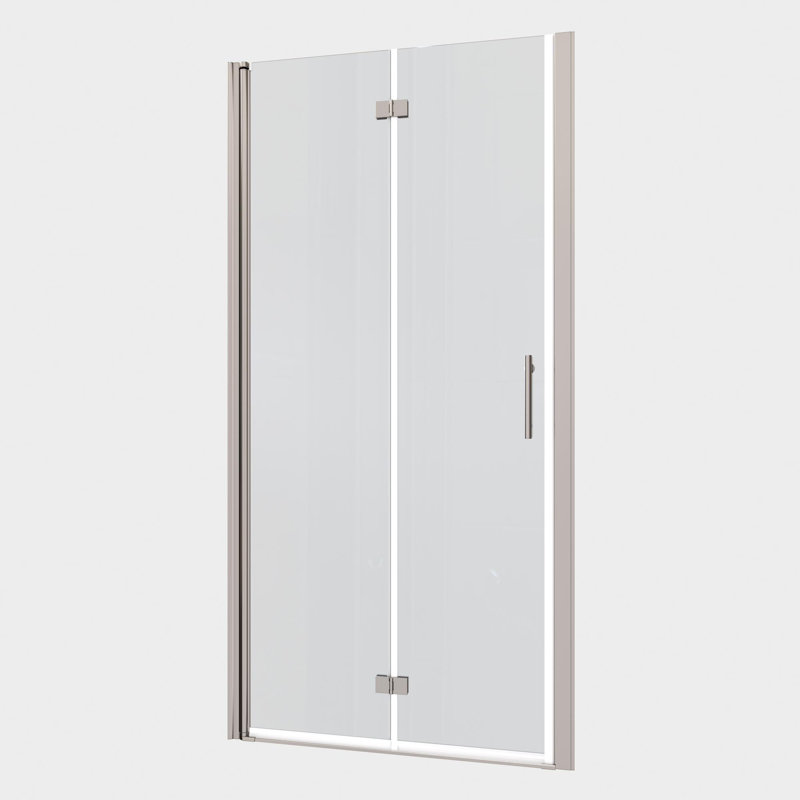 32"x72"Universal Pivot Shower Door, Chrome