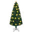 Arbre de Noël en fibre optique 6 pi avec grandes étoiles-121173876