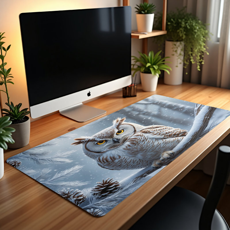 Polyester Desk Pad, 14.4x12.1