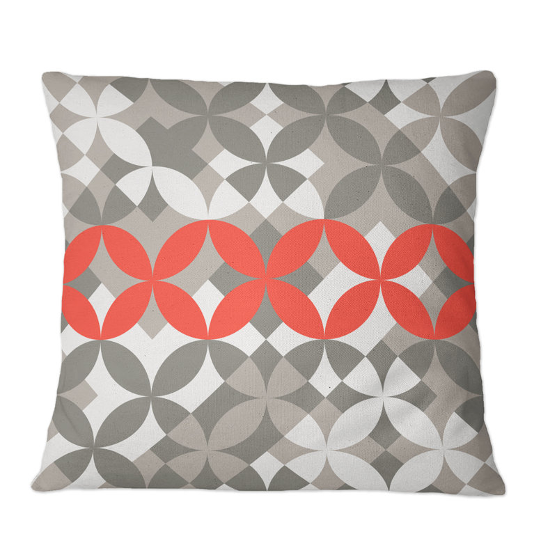Geometric Throw Pillow, 18" x 18"