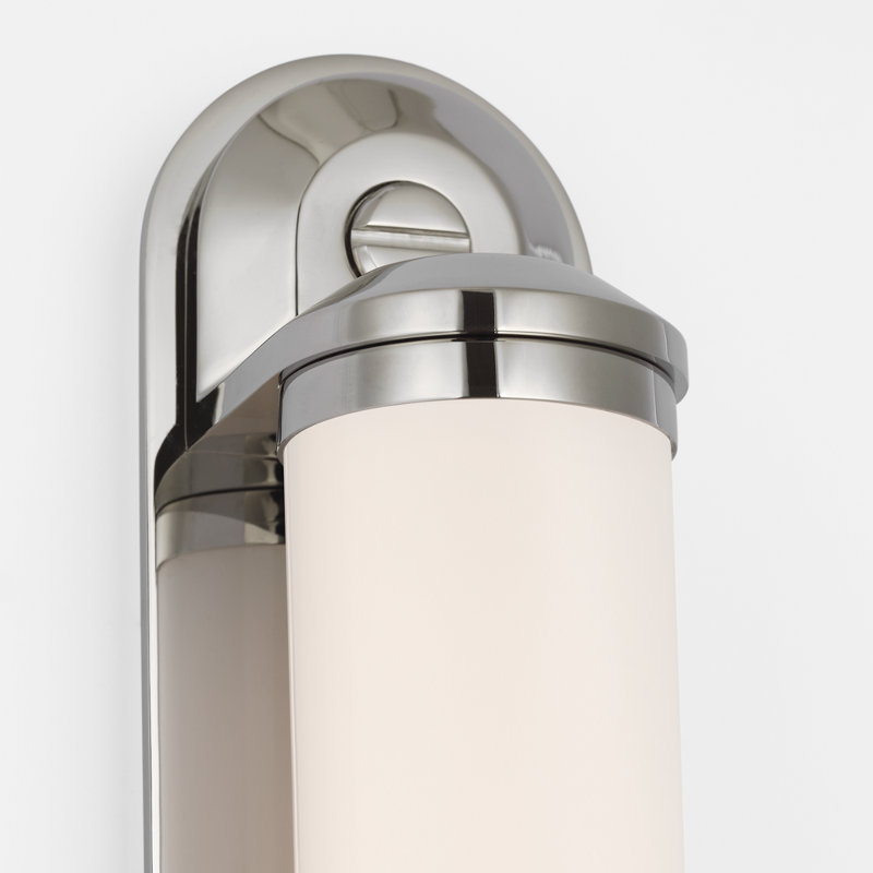 Ralph Lauren Belgrave 32" Linear Bath Light, 32" H x 3" W x 3.75" D, Polished Nickel, 2100 W