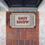 Tapis d'entrée rouge Red Sh * t Show, par Lil 'Rue, 18 po x 30 po-120331444