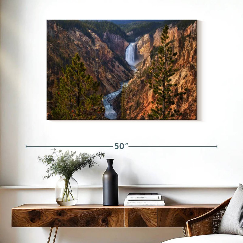 Alvord Great Yellowstone River, H 26 po x l 39 po