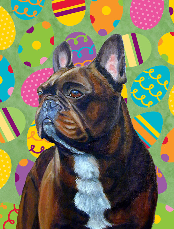 Drapeau de jardin Atara, Bouledogue français 2