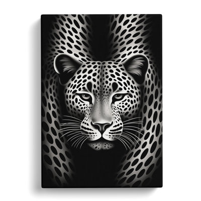 Cheetah Op - Wrapped Canvas
