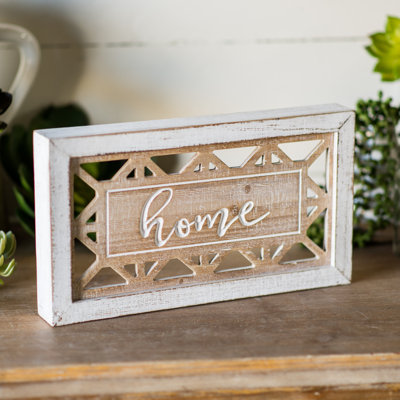 Signe en bois «maison»