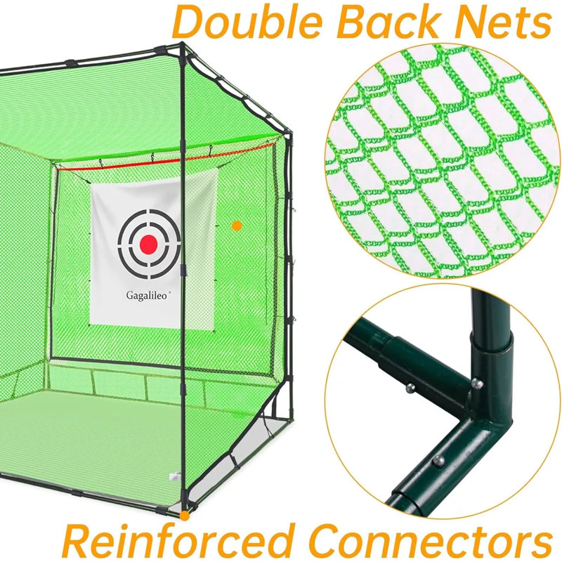 Galileo Golf Practise Hitting Nets For Backyard Driving Indoor Use Heavy Duty Practise