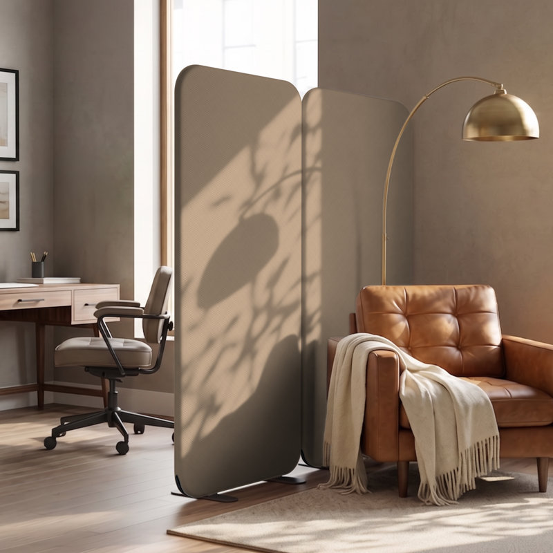 Paravent debout, cloison d'intimité d'espace, panneau mural portatif pour studio, bureau, maison, salle de classe, résistance aux rayures, 29 po x 65 po