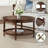 Mayall 30" No Tools Round Coffee Table with Shelf-1614993163