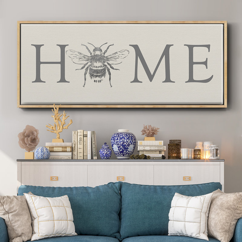 Bee Home - Toile encadrée
