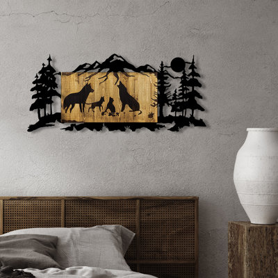 Rustic Wall Decor on Wood