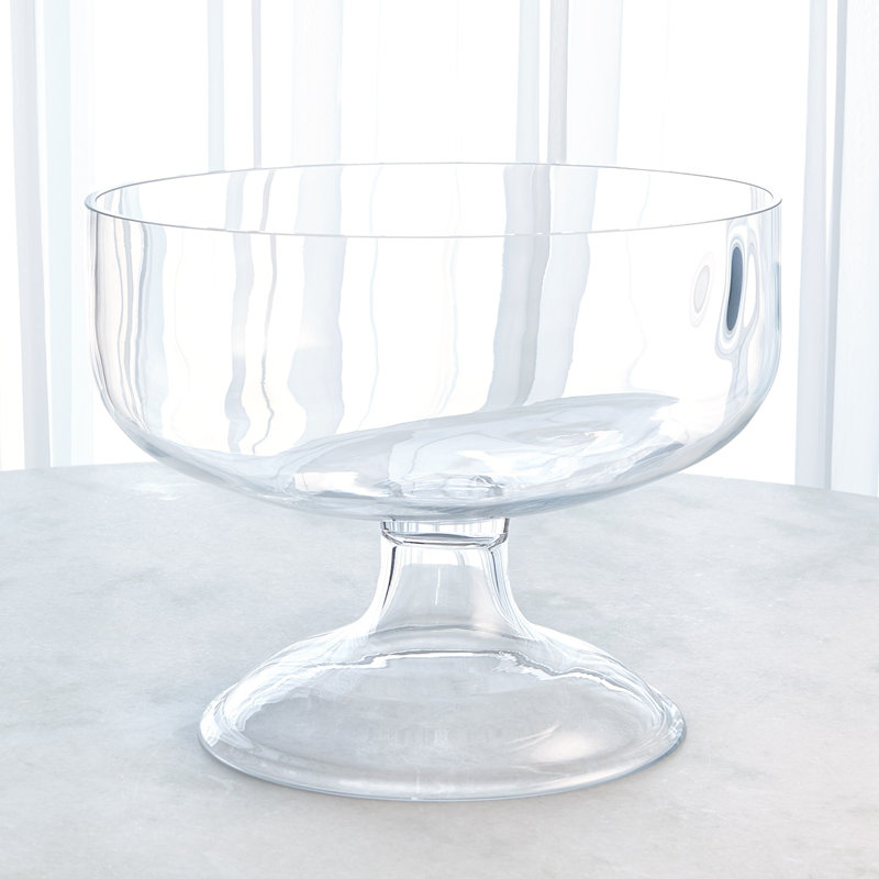 Compote en verre géant