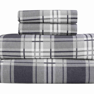 Kathy Ireland 100% Turkish Cotton Flannel Sheet Set